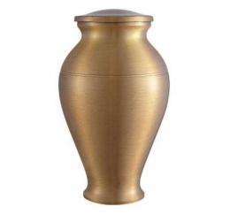 BRONZE MADRID URN WITH GROOVE WITHOUT PAINT